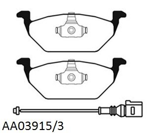PASTILLAS LITTON AUDI A2 - A3 99/
