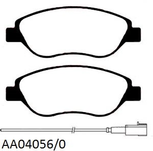 PASTILLAS LITTON STILO 2.4 20 V 01 - 151x57.3x18.4