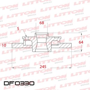 Disco Freno Volkswagen Passat 1.8 Todos-1.9 TDI IV-V 96/.T.S
