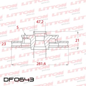 Disco Freno Honda Accord Civic CRV Del Ventilado