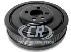 Polea Cigueñal Volkswagen Vento / Bora / Caddy 04/.. 6PK