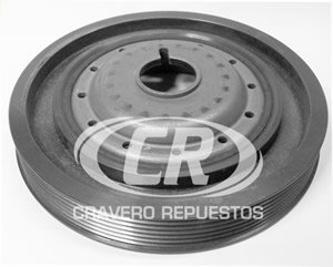 Polea Cigueñal Renault Logan Clio I  II Kangoo I 1.5 DCI 6PK